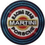 Porsche Martini Nakış İşleme Arma Amblem Patch Logo 8x8 cm