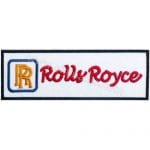 Rolls Royce Yazısı Nakış İşleme Arma Amblemi Patch Logo 12x4 cm
