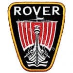 Rover Nakış İşleme Arma Amblemi Patch Logo Siyah 9x7,5 cm