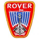 Rover Nakış İşleme Arma Amblemi Patch Logo Kırmızı 9x7,5 cm