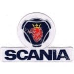 Saab Scania Nakış İşleme Arma Amblem Patch Logo Yazı 9x6 cm