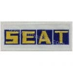 Seat Yazı Nakış İşleme Arması Amblem Patch Logo 8x3 cm