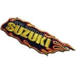 Suzuki Logo Nakış İşleme Arması Amblemi Patch Yazı 12x3,5 cm