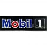 Mobil 1 Logo Nakış İşleme Arma Amblem Patch 12x3,5 cm
