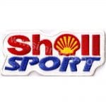 Shell Sport Logo Nakış İşleme Arma Amblem Patch 10x4 cm