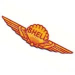 Shell Logo Nakış İşleme Arma Amblem Patch 13x4 cm