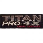 Off Road Titan Logo Nakış İşleme Arma Amblem Patch 11x3,5 cm