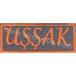 Personel Yaka isimliği Reflektörlü Uşşak Nakış İşleme 8x3 cm isimlik