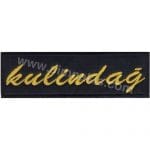 Kulindağ Siyah Gold nakış işleme arma patch peç 4x13 cm
