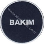 Nomex Petkim Personel Yaka Görev isimliği Bakım Nakış İşleme 7x7 cm isimlik