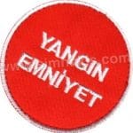Nomex Petkim Personel Yaka Görev isimliği Yangın Emniyet Nakış İşleme 7x7 cm isimlik