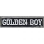 Motorcu Personel Yaka isimliği Golden Boy Nakış İşleme 10x2,5 cm isimlik