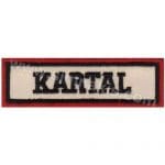 Motorcu Personel Yaka isimliği Kartal Nakış İşleme 9,5x3 cm isimlik