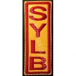 Firma Personel Yaka isimliği Sarı Kırmızı Nakış İşleme 11x3 cm isimlik
