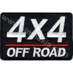 Off Road 4x4 Logo Nakış İşleme Arma Amblem Patch 9x6 cm