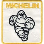Michelin Logo Nakış İşleme Arma Amblemi Patch 8x8 cm