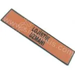 Lojistik Uzmanı Nakış Kolluk Kol Bantı 40x10 cm Cırt Bantlı