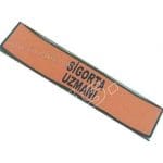 Sigorta Uzmanı Nakış Kolluk Kol Bantı 40x10 cm Cırt Bantlı