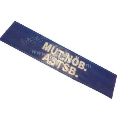 Askeri Kolluk Havacı MUT.NÖB.ASTSB. Nakış Kolluk Kol Bantı 40x10 cm Cırt Bantlı