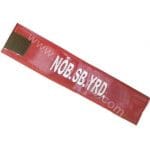 Askeri Karacı Nöb.Sb.Yrd Nakış Kolluk Kol Bantı 40x8 cm Cırt Bantlı