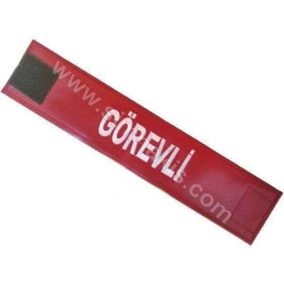 Görevli Nakış Kolluk Kol Bantı 40x8 cm Cırt Bantlı