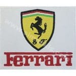 Ferrari Nakış İşleme Arma patch peç 9x7.5 cm