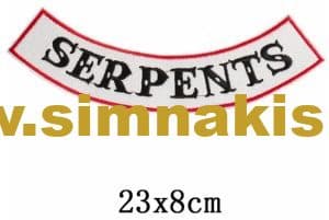 South Side Serpents nakış işleme arma patch peç yama kobra 3 parça - Görsel 4