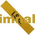 İ.S.G. İş Sağlığı ve Güvenliği Kolluğu 8x40 cm cırt bantlı ayarlanabilir