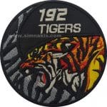 192 Tigers filo nakış işleme arma patch peç 9x9 cm