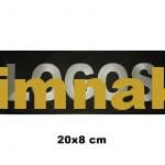 İsimlik nakış işleme arma patch peç 20x8 cm