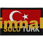 türk bayraklı isimlik isim sarı soyisim beyazla yazılır 5x8 cm