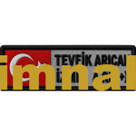 Personel Yaka isimliği Türk Bayraklı Reflektörlü Nakış İşleme 10x3 cm & 12x3 cm