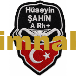 Nakış işleme isimlik arma patch 7×9 cm