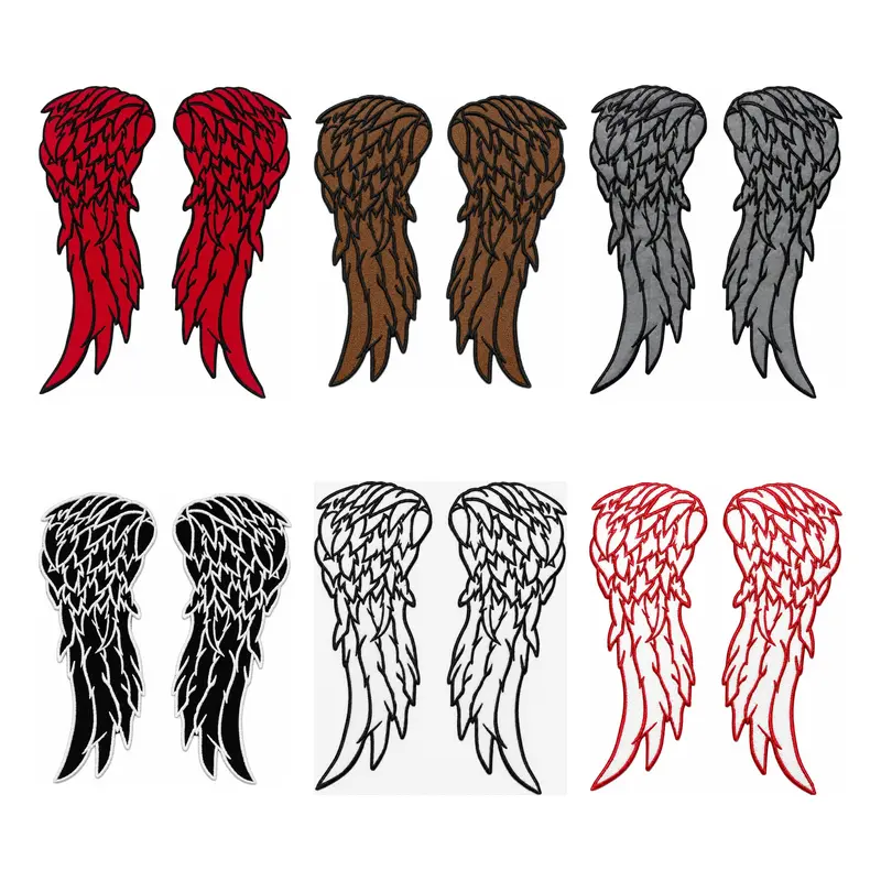 Melek Kanadı Nakış Patch – 6 Renk Seçeneği Alternatif metin: Melek kanadı nakış patch 6 renk seçeneği