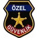 Özel Güvenlik Renkli Nakış Arması 9×7,5 cm