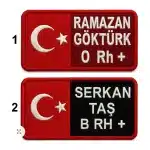 Kişiye Özel Personel Nakış İsimliği 5×9 cm