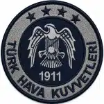 Türk Hava Kuvvetleri 1911 Nakış Arması 9,5×9,5 cm