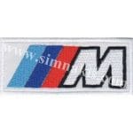 Bmw MM Nakış İşleme Arma Beyaz 8x3,5 cm