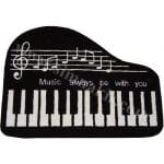 Müzik Nota Piyano Nakış İşleme Arma Patch 12x8 cm