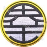 Karekter Logo Nakış işleme Arma Patch siyah beyaz sarı 8x8 cm