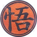 Karekter Logo Nakış işleme Arma Patch siyah turuncu 8x8 cm