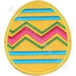 Yumurta Nakış işleme Arma Patch 7x6 cm