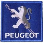 Peugeot Nakış İşleme Arması Gri Mavi 7,5x7,5