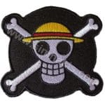 Kurukafa iskelet nakış işleme arma patch 9x8 cm