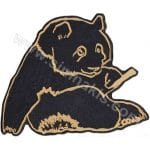 Ayı nakış işleme arma patch 11x9 cm