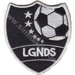 Lgnds nakış işleme arma patch 9x8 cm
