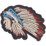 Kızılderili nakış işleme arma patch 10x7,5 cm