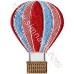Balon sepeti nakış işleme arması patch 10x7,5 cm