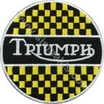 Triumph nakış işleme arması patch 9x9 cm