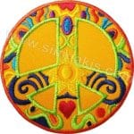 Karekter logo nakış işleme arma patch 8x8 cm